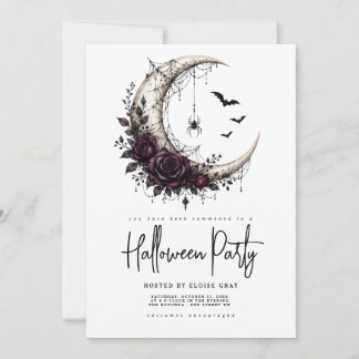Invitation à la fête d'Halloween