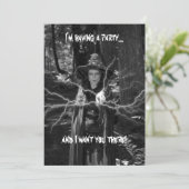 Invitation à la fête d'Halloween (Debout devant)