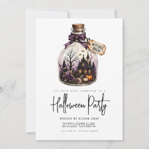 Invitation à la fête d'Halloween