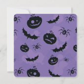 Invitation à la fête d'halloween (Dos)