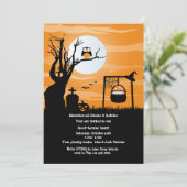 Invitation à la fête d'Halloween (Debout devant)