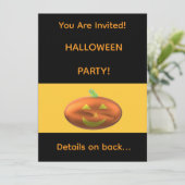 Invitation à la FÊTE D'HALLOWEEN (Debout devant)