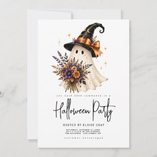 Invitation à la fête d'Halloween