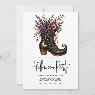 Invitation à la fête d'Halloween