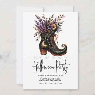 Invitation à la fête d'Halloween