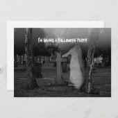 Invitation à la fête d'Halloween (Devant / Derrière)