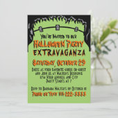 Invitation à la fête d'Halloween (Debout devant)