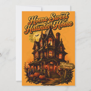 Invitation à la fête d'Halloween