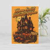 Invitation à la fête d'Halloween (Debout devant)
