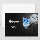 Invitation à la fête d'Halloween (Devant / Derrière)