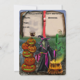 INVITATION À LA FÊTE D'HALLOWEEN