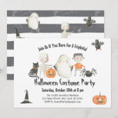 Invitation à la fête d'Halloween Boo Bash - Fête c (Devant / Derrière)