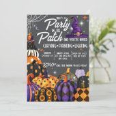 Invitation à la fête d'Halloween dans le Patch (Debout devant)