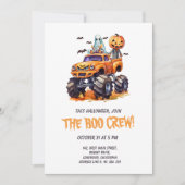 Invitation à la fête d'Halloween de Boo Crew (Devant)