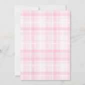 Invitation à la fête d'Halloween de fantôme rose (Dos)