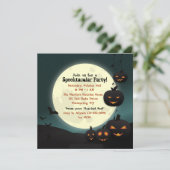 Invitation à la fête d'Halloween de la Moon Harves (Debout devant)