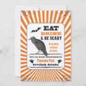 Invitation à la fête d'Halloween de Steampunk (Dos)