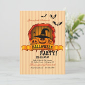 Invitation à la Fête d'Halloween des Citrouilles S (Debout devant)
