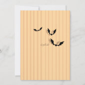 Invitation à la Fête d'Halloween des Citrouilles S (Dos)