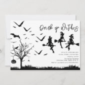 Invitation à la fête d'Halloween des sorcières : B (Devant)