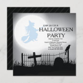 Invitation à la fête d'Halloween du cimetière de s (Devant / Derrière)