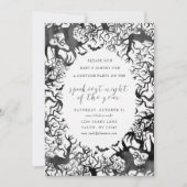 Invitation à la fête d'Halloween Éffrayante (Devant)