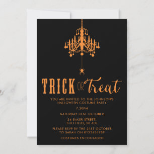 Invitation à la fête d'Halloween - élégant invitat