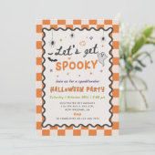 Invitation à la fête d'Halloween épouvantable (Debout devant)