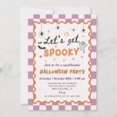 Invitation à la fête d'Halloween épouvantable (Devant)