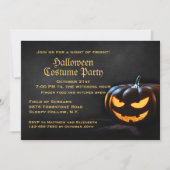 Invitation à la fête d'Halloween Jack-O-Lantern (Devant)