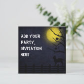 Invitation à la fête d'Halloween ou à usages multi (Debout devant)