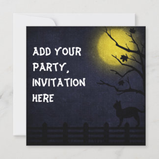 Invitation à la fête d'Halloween ou à usages multi