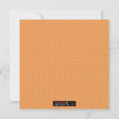 Invitation à la fête d'Halloween Owl O Ween (Dos)