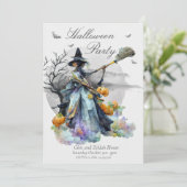 Invitation à la fête d'Halloween pour adultes (Debout devant)