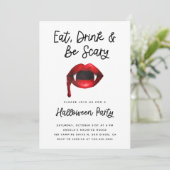 Invitation à la fête d'Halloween pour adultes (Debout devant)