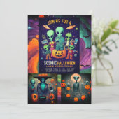 Invitation à la fête d'Halloween pour adultes (Debout devant)