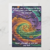 Invitation à la fête d'Halloween pour adultes (Dos)