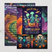 Invitation à la fête d'Halloween pour adultes (Devant / Derrière)