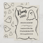 Invitation à la fête d'Halloween pour adultes (Devant / Derrière)