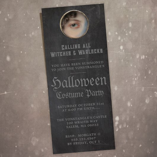 Invitation à la fête d'Halloween pour adultes dépl
