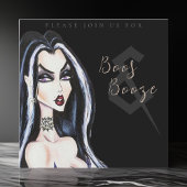 Invitation à la fête d'Halloween pour adultes 'Hué