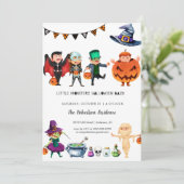 Invitation à la fête d'Halloween pour enfants (Debout devant)