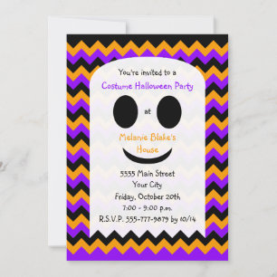 Invitation à la fête d'Halloween pour enfants
