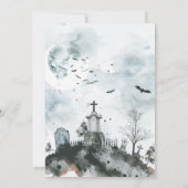 Invitation à la fête d'Halloween pour enfants (Dos)