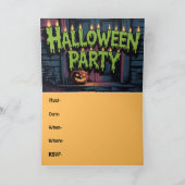 Invitation à la fête d'Halloween pour enfants (Intérieur)
