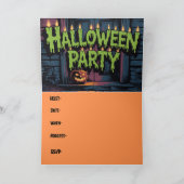 Invitation à la fête d'Halloween pour enfants (Intérieur)