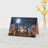 Invitation à la fête d'Halloween pour enfants (Fleur jaune)