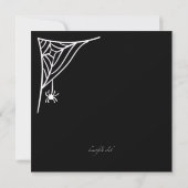 Invitation à la fête d'Halloween pour enfants (Dos)