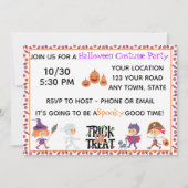 Invitation à la fête d'Halloween pour enfants (Devant)