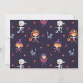 Invitation à la fête d'Halloween pour enfants (Dos)